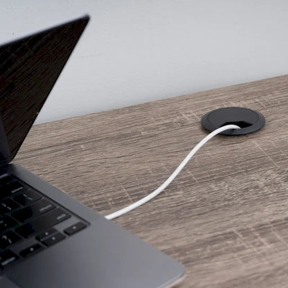 Dublin Mission Grey Two Drawer Desk