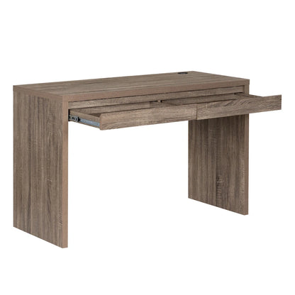 Dublin Mission Grey Two Drawer Desk