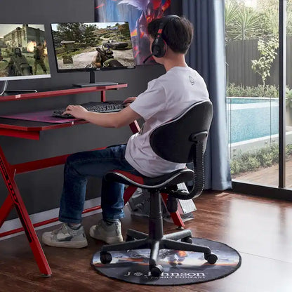 JJS Ergonomic Mesh Office Chair Adjustable Lumbar Support Computer Desk Chair