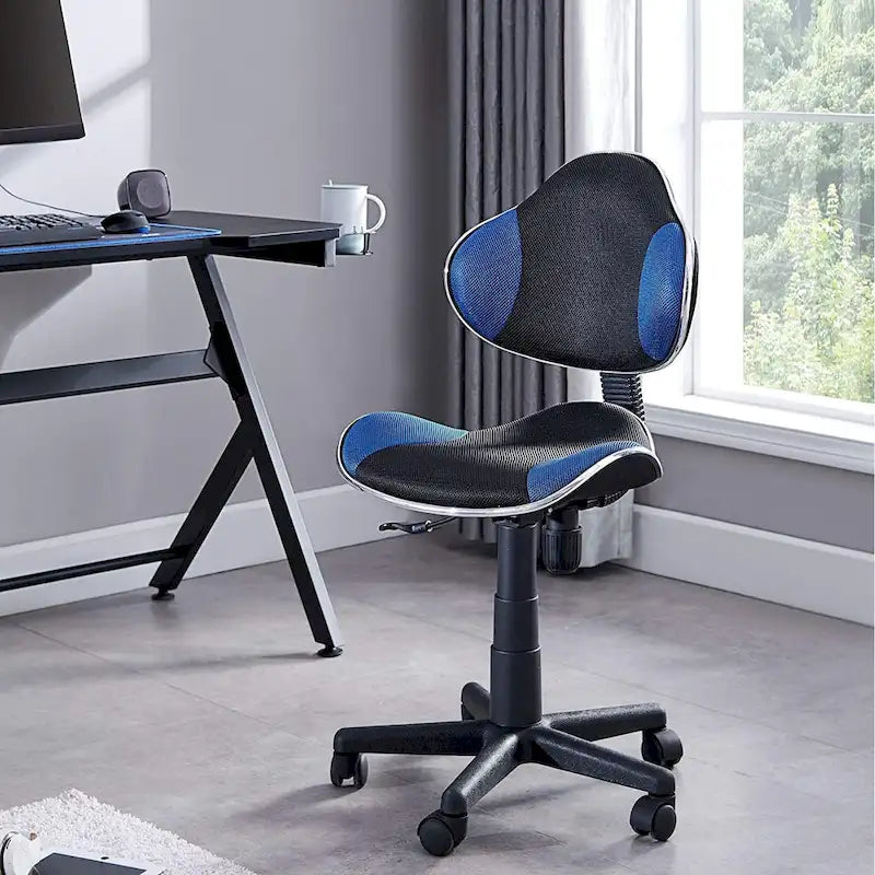 JJS Ergonomic Mesh Office Chair Adjustable Lumbar Support Computer Desk Chair