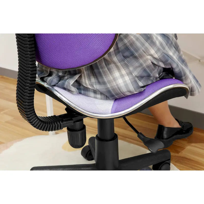 JJS Ergonomic Mesh Office Chair Adjustable Lumbar Support Computer Desk Chair