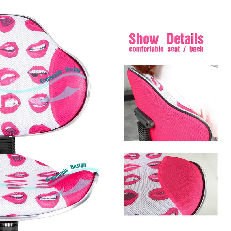 JJS Ergonomic Mesh Office Chair Adjustable Lumbar Support Computer Desk Chair