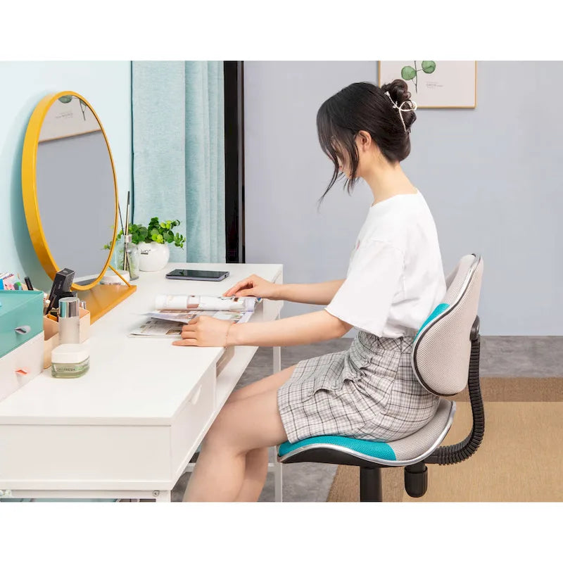 JJS Ergonomic Mesh Office Chair Adjustable Lumbar Support Computer Desk Chair