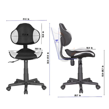 JJS Ergonomic Mesh Office Chair Adjustable Lumbar Support Computer Desk Chair