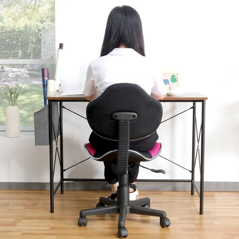 JJS Ergonomic Mesh Office Chair Adjustable Lumbar Support Computer Desk Chair