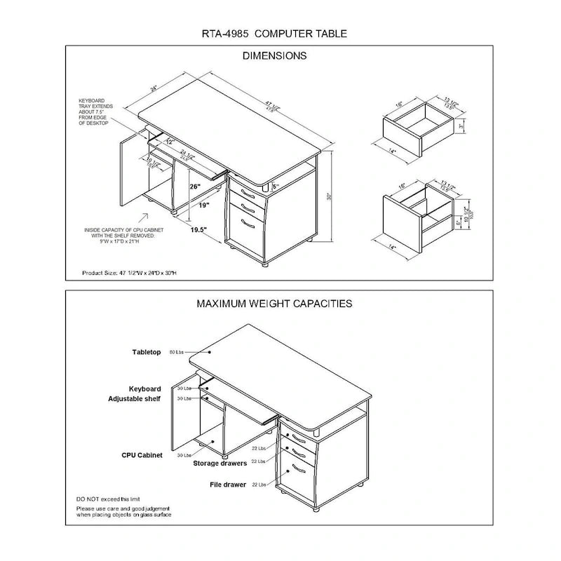 Porch & Den Oxley Multifunctional Desk