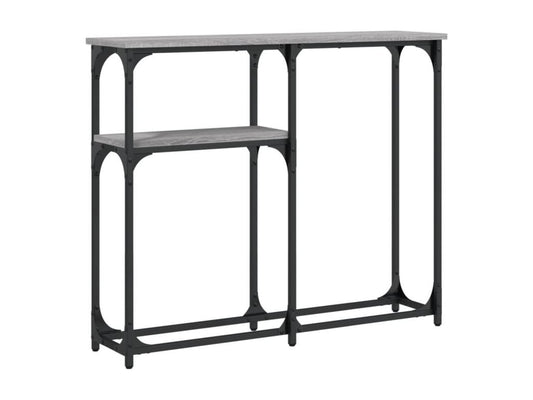 Gray Engineered Wood Table, 90 x 22.5 x 75 cm