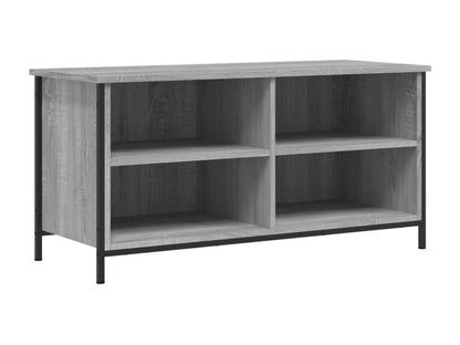 Gray Engineered Wood TV Stand, 100 x 40 x 50 cm