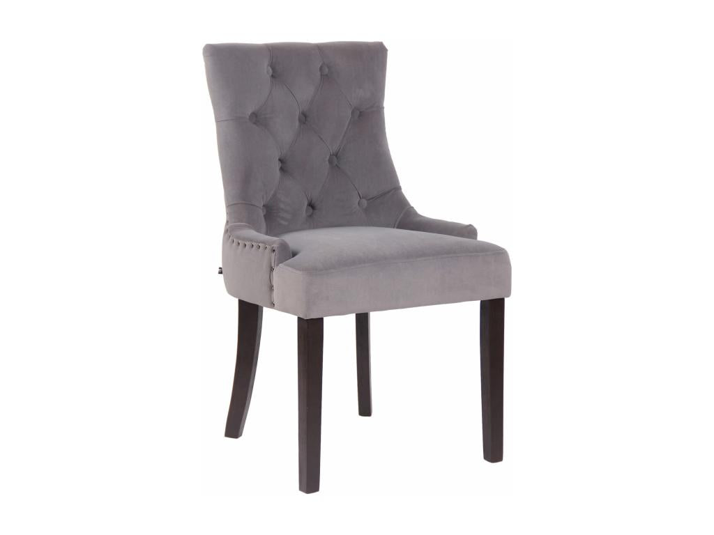 Gray Velvet Chair