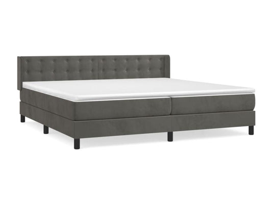 Gray Velvet Mattress, 200 x 200 cm