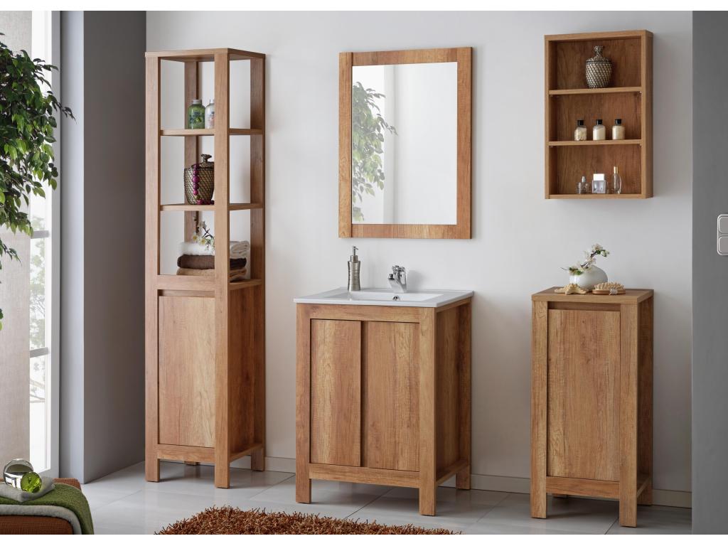 Brown Wardrobe, 40 x 35 x 186 cm