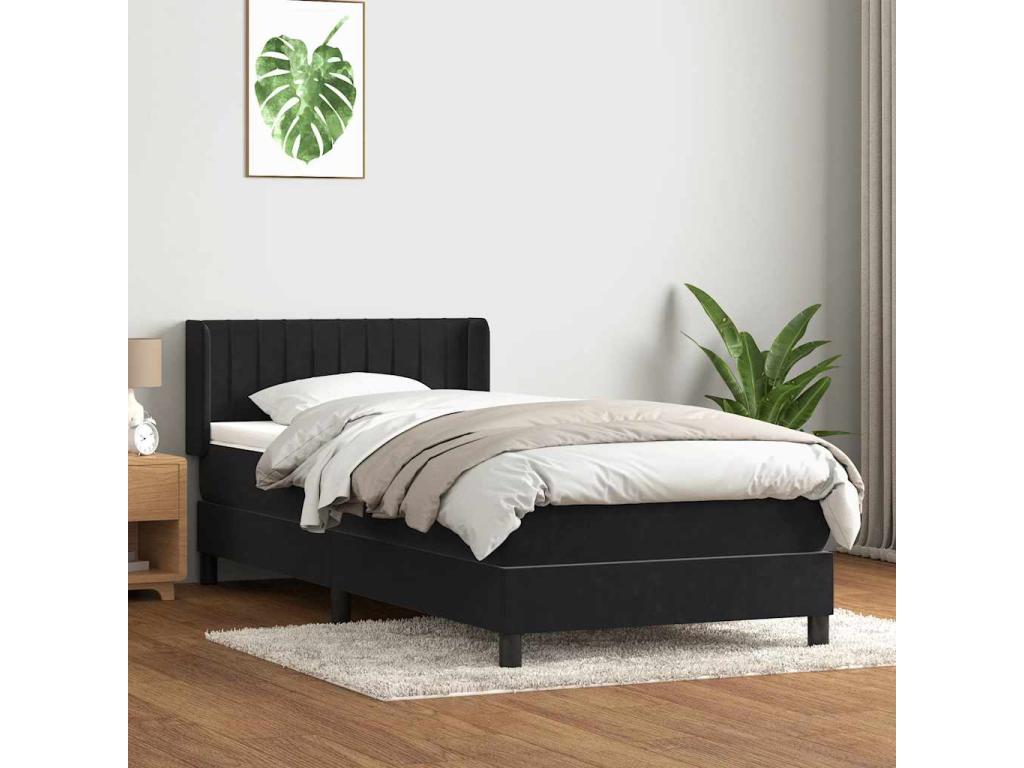 Black Velvet Mattress, 80 x 220 cm