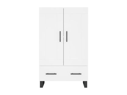 White Engineered Wood Sideboard, 69.5 x 31 x 115 cm