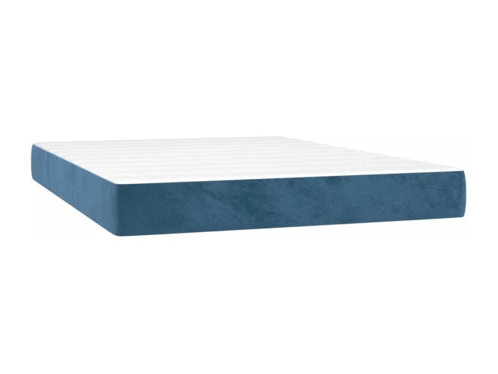 Blue Velvet Mattress, 140 x 190 cm