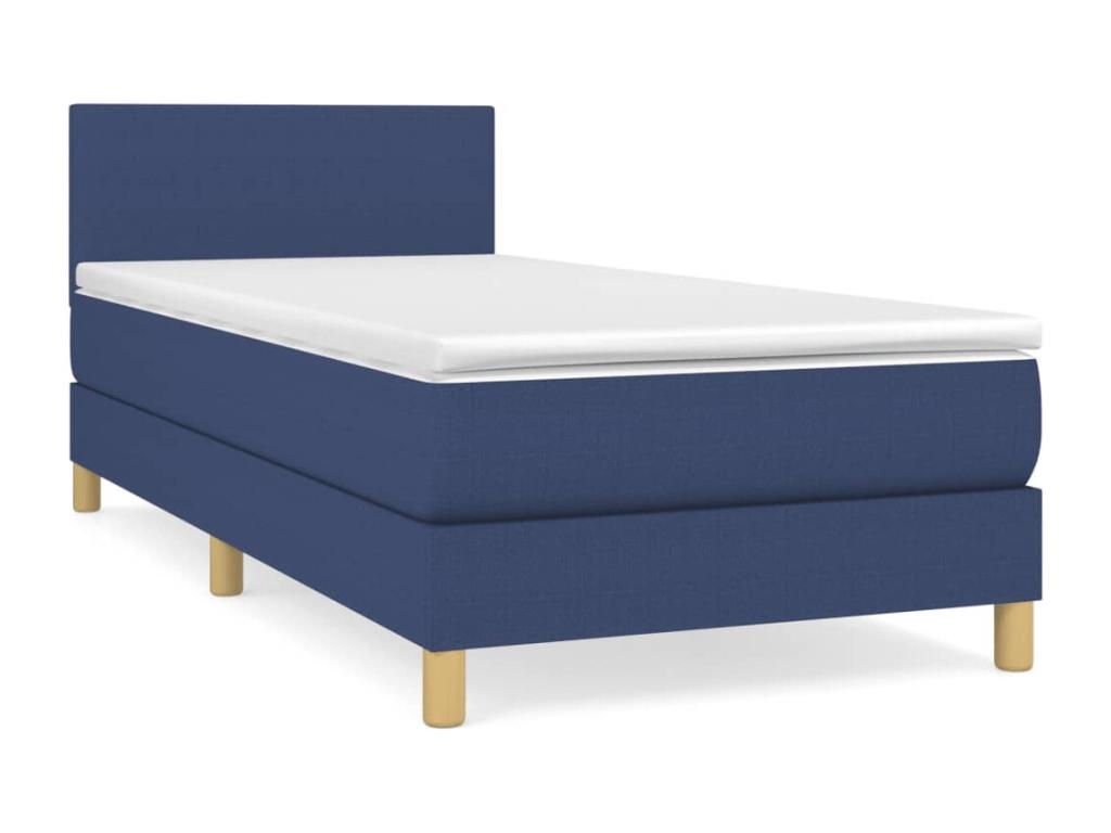 Blue Fabric Mattress, 90 x 190 cm