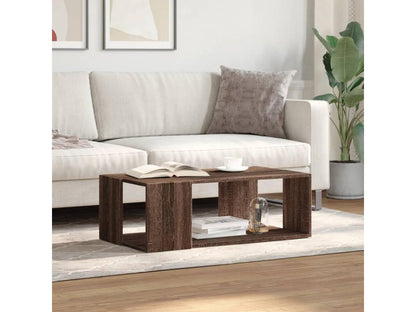 Brown Engineered Wood Coffee Table, 89.5 x 48 x 30 cm