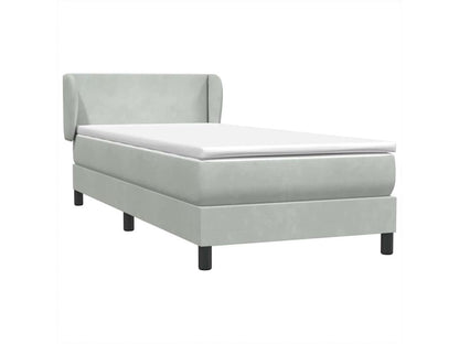 Gray Velvet Mattress, 90 x 220 cm