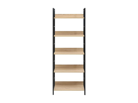 Brown Oak Wood Bookcase, 60 x 27.6 x 158.5 cm