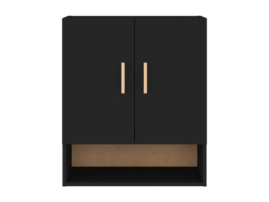 Black Engineered Wood Wardrobe, 60 x 31 x 70 cm