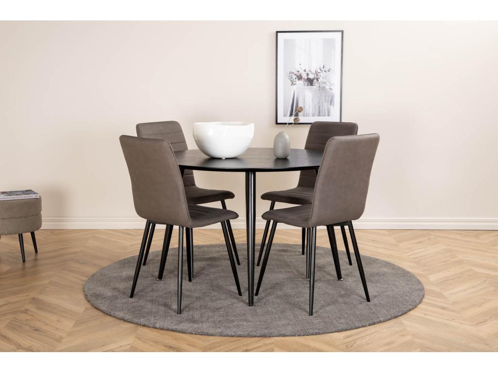Gray Table Set