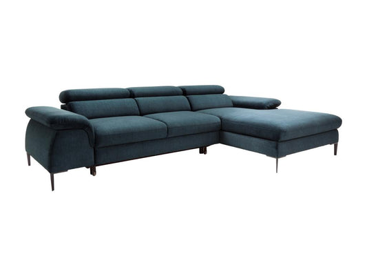 Blue Velvet Sofa Bed