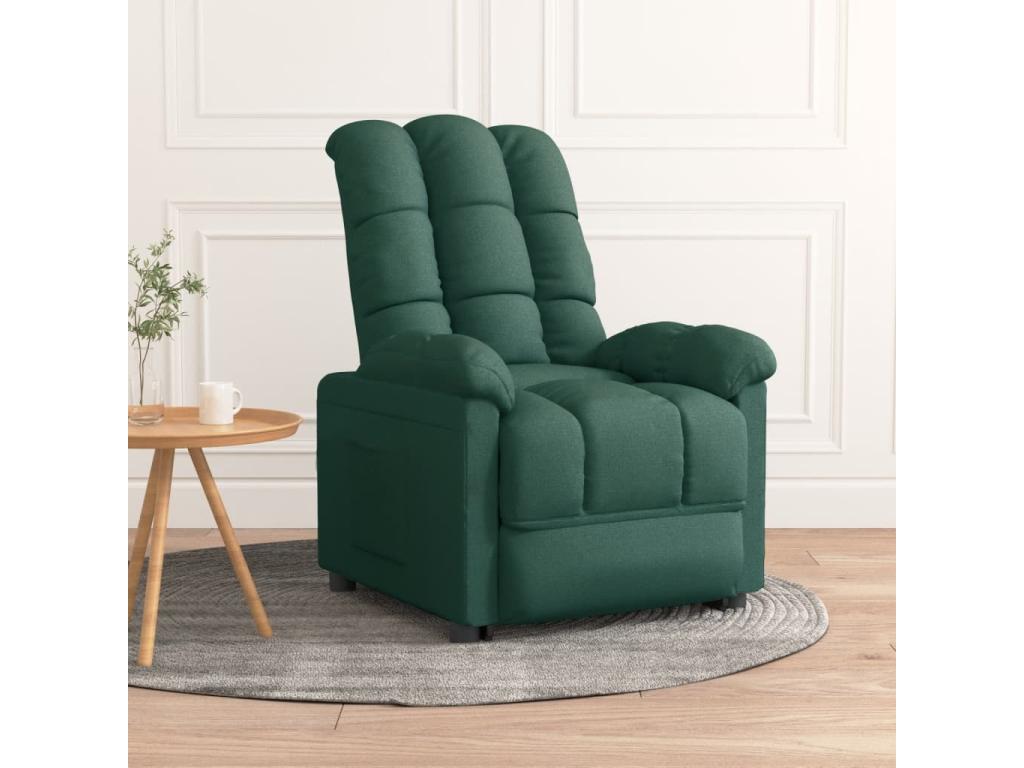Green Fabric Accent Chair