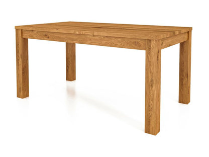 Natural Oak Wood Table, 100 x 140 cm