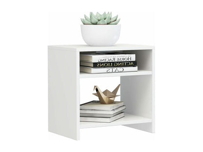 White Engineered Wood Nightstand, 40 x 30 x 40 cm - dlz1766579867219