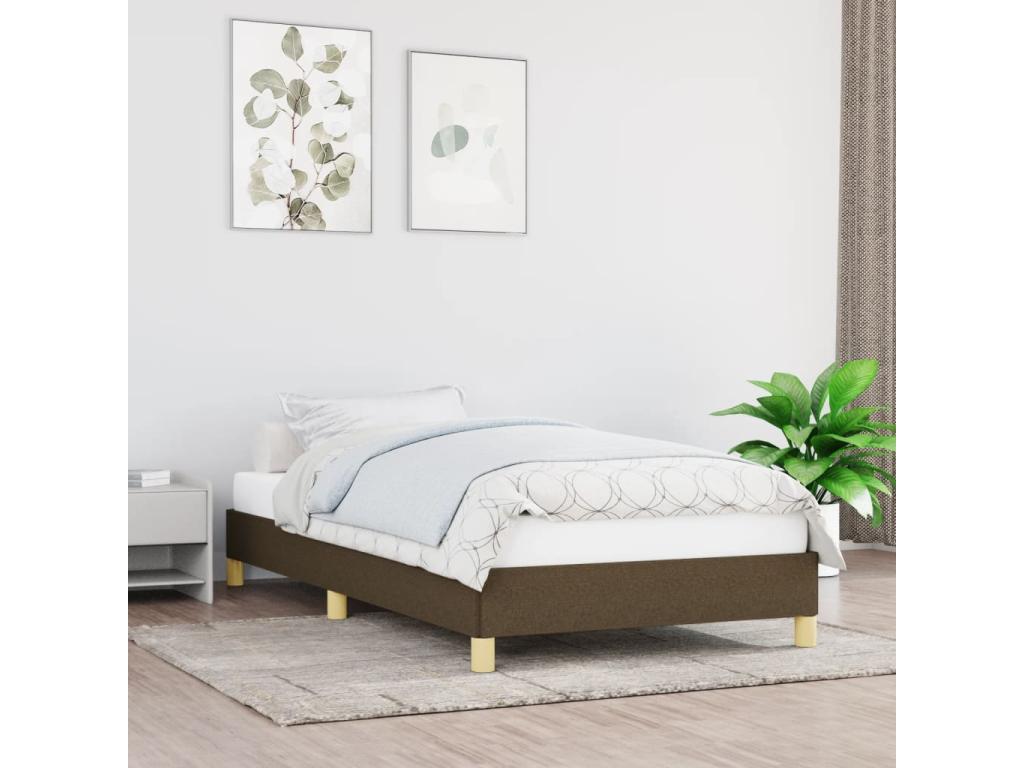 Brown Fabric Mattress, 90 x 190 cm