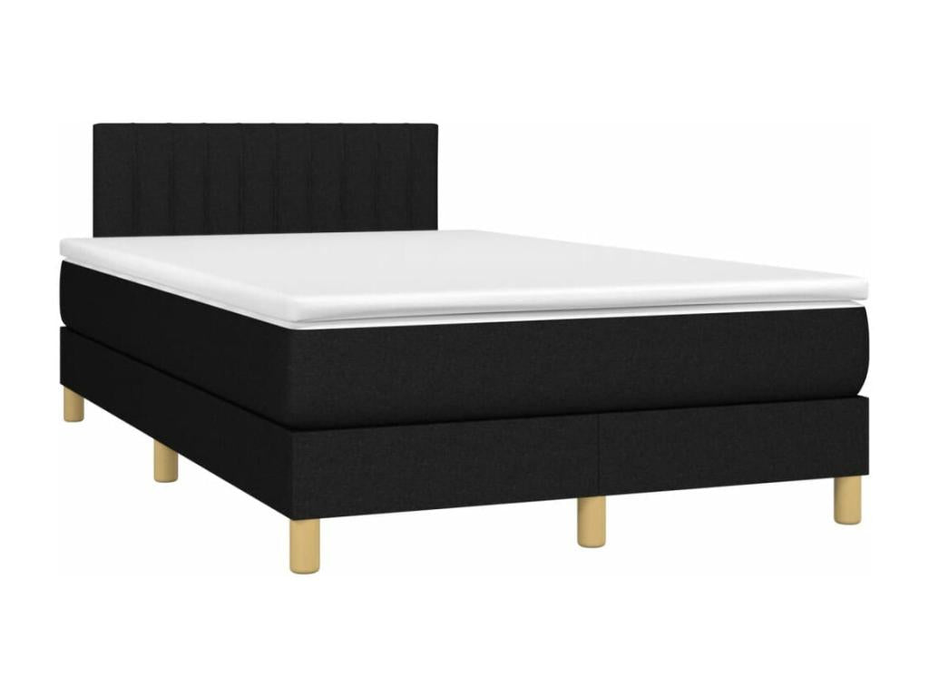 Black Fabric Mattress, 120 x 200 cm