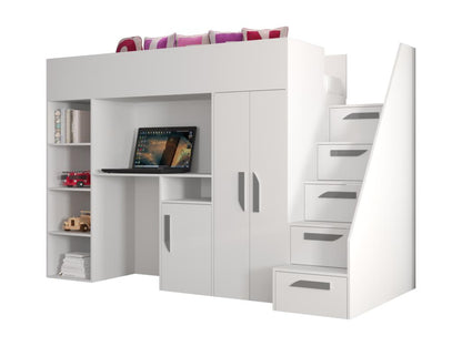 White Bunk Bed Frame