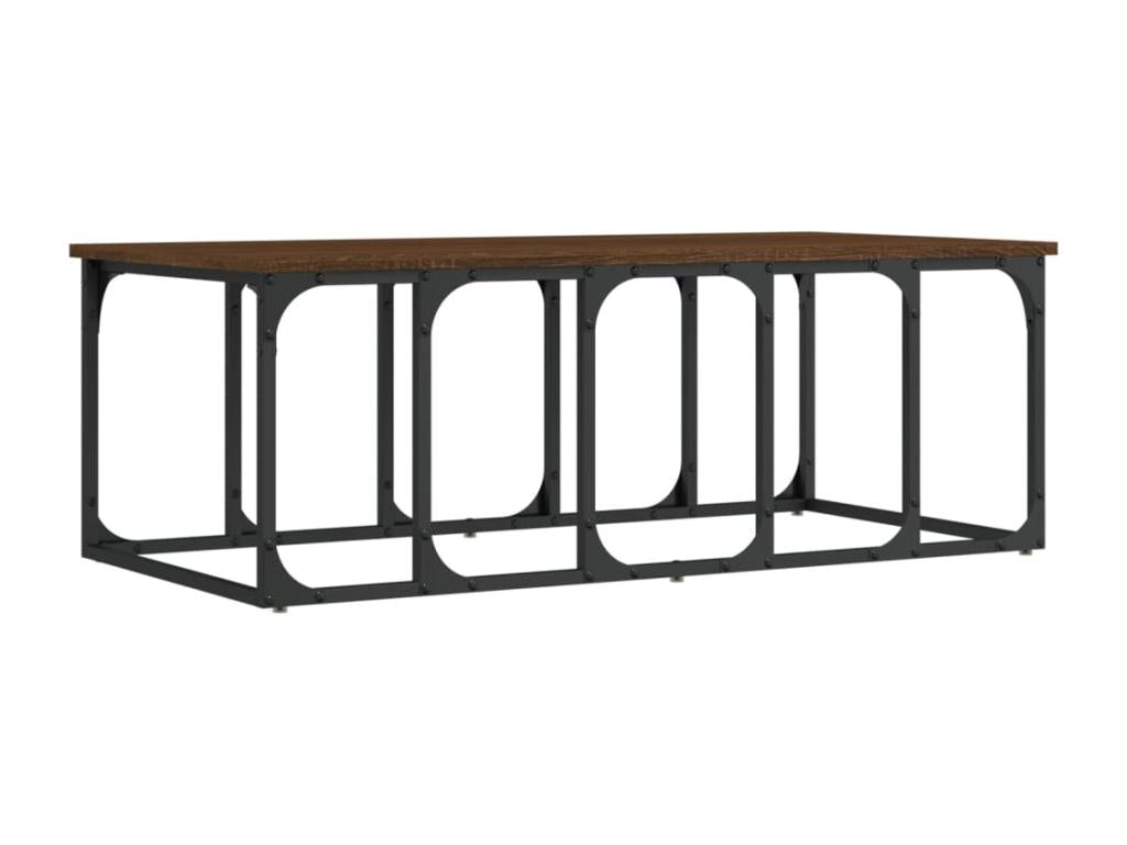 Brown Engineered Wood Coffee Table, 100 x 50 x 35.5 cm