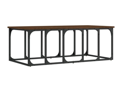 Brown Engineered Wood Coffee Table, 100 x 50 x 35.5 cm