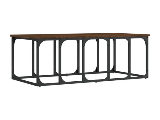 Brown Engineered Wood Coffee Table, 100 x 50 x 35.5 cm