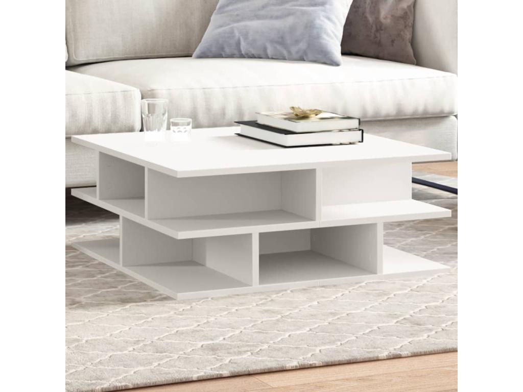 White Coffee Table, 70 x 70 x 29 cm