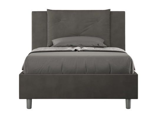Gray Bed Frame, 120 x 190 cm