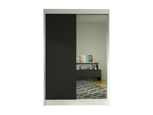 Black Wardrobe, 200 x 120 x 58 cm