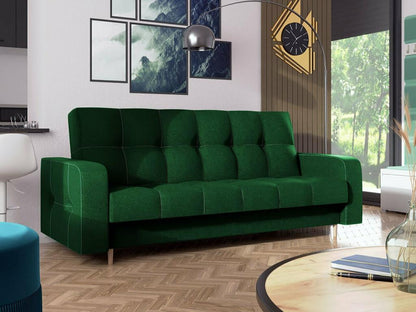Green Sofa Bed, 98 x 223 x 93 cm