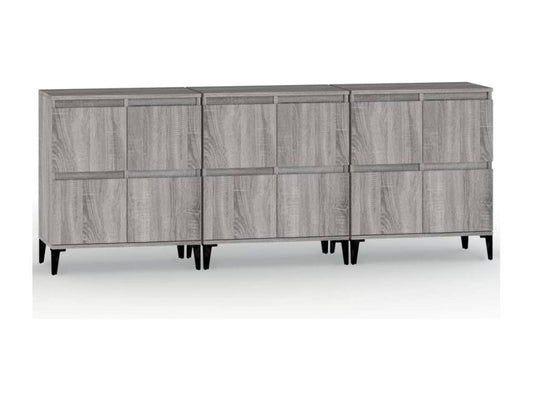 Gray Engineered Wood Sideboard, 60 x 35 x 70 cm - dlz1766579462788