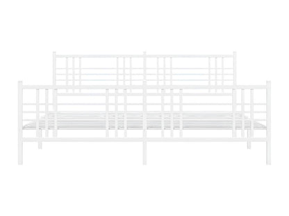 White Metal Headboard, 183 x 213 cm