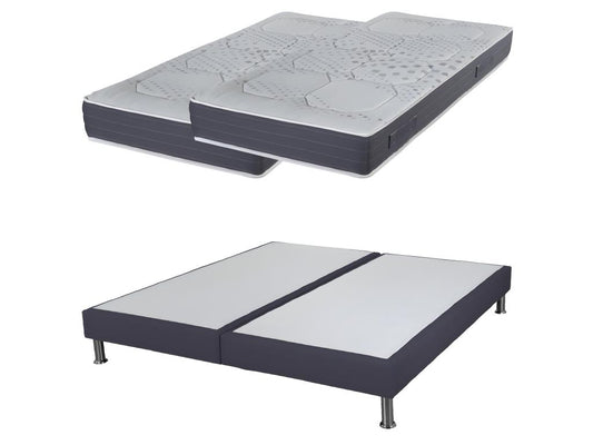 Gray Mattress, 2 x 80 x 200 cm