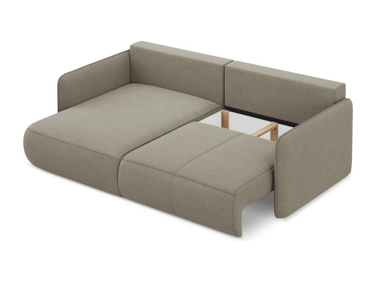 Beige Fabric Sofa Bed