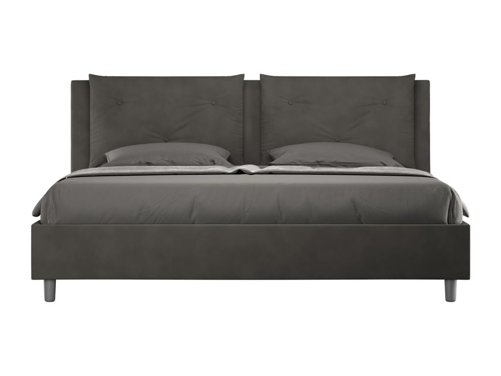Gray Bed Frame, 200 x 210 cm