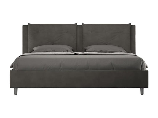 Gray Bed Frame, 200 x 210 cm
