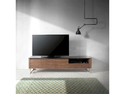 Beige Glass Sideboard