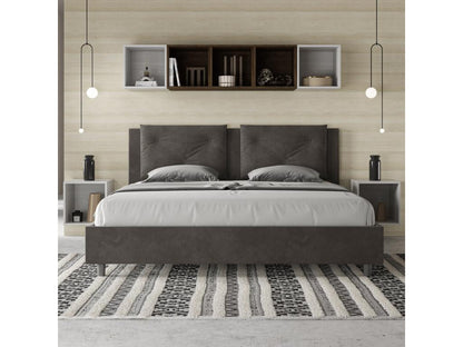 Gray Bed Frame, 200 x 210 cm