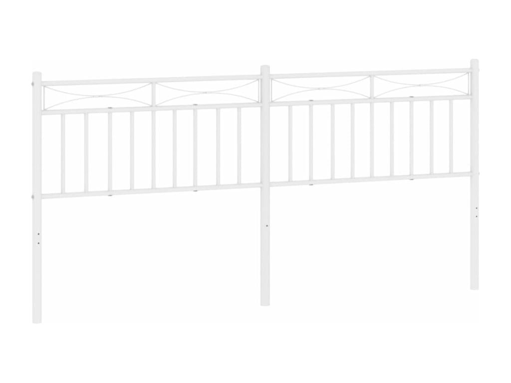 White Metal Headboard - dlz1766579467276