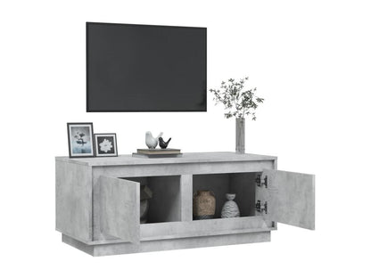 Gray Engineered Wood Coffee Table, 102 x 50 x 44 cm