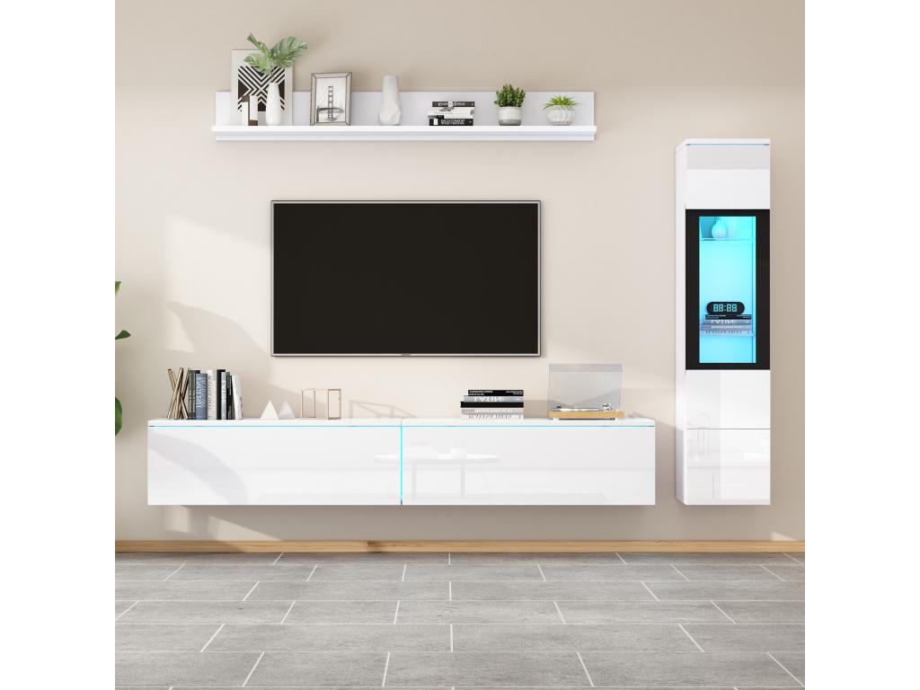 White TV Stand Set