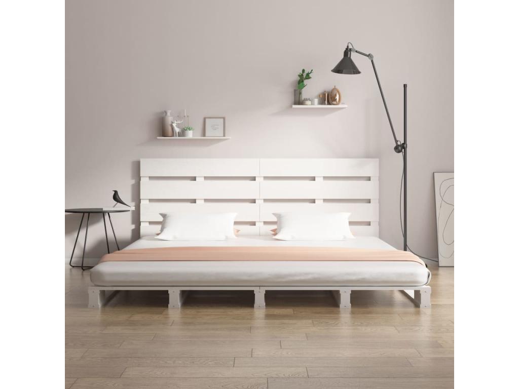 White Pine Wood Bed Frame, 120 x 200 cm